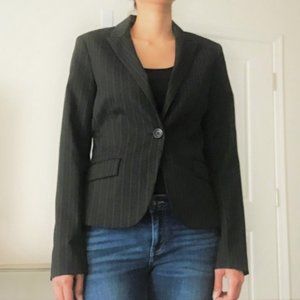 Express Classic Black Pin-stripe Blazer